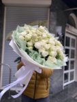 Букет кустовых роз "Белоснежка" 2