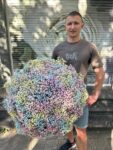 Букет из 101 Гипсофил " Радужное облако" 2